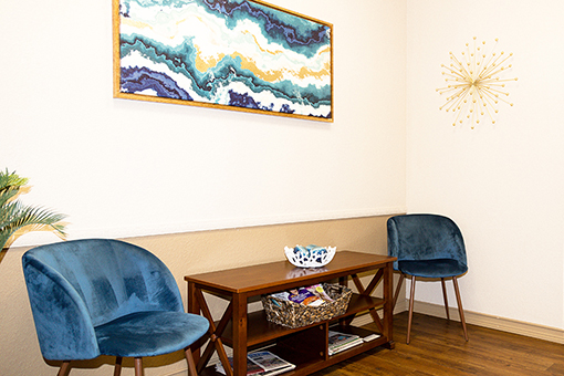 Receiving Area of a Land O Lakes Virtual Office Provider